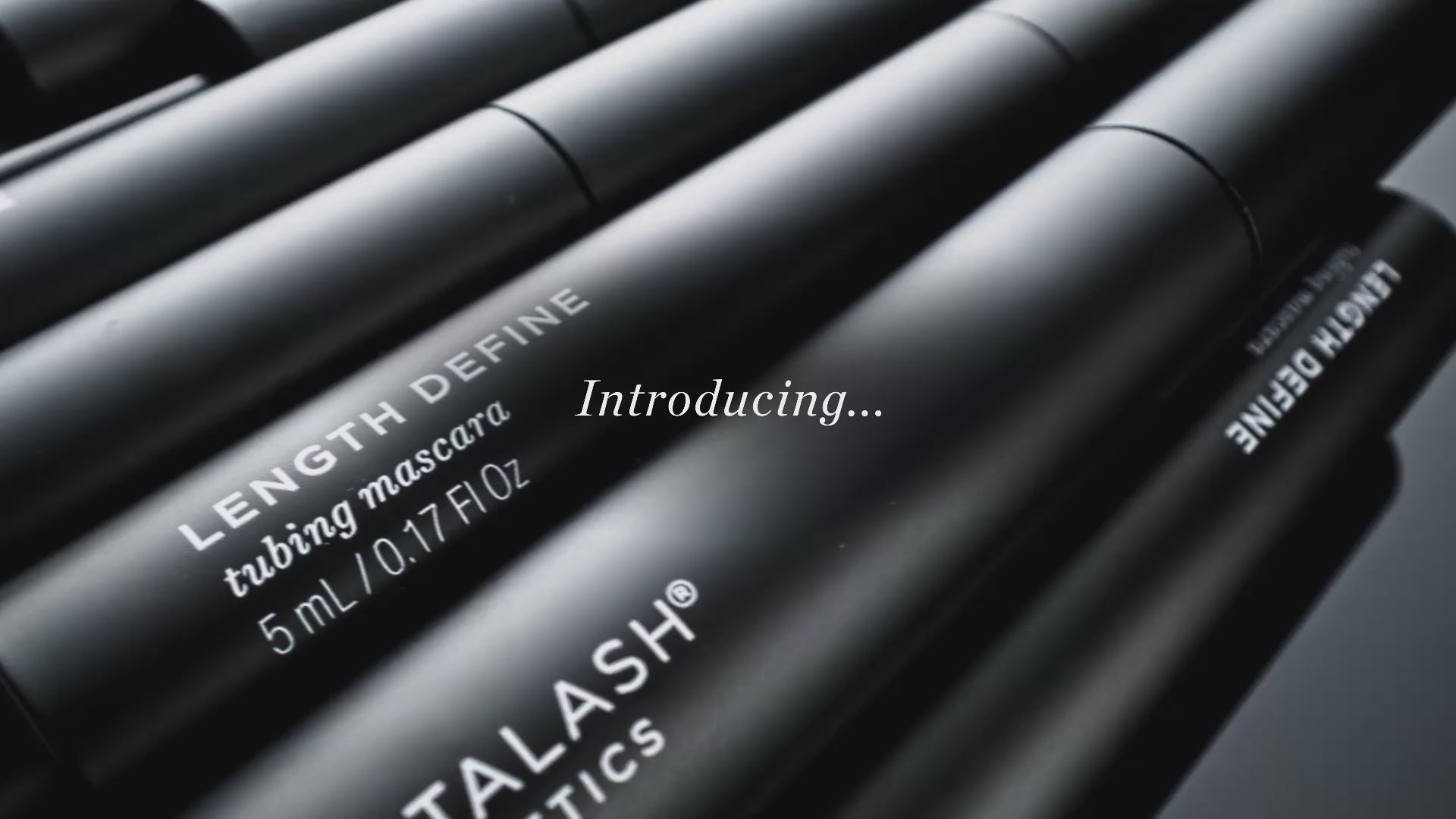 Video introducing revitalash's new brown length define mascara showing close up shots of the product and applicators