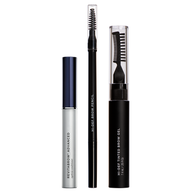 Image of Killer Brow Collection which includes RevitaBrow Advanced 3.0 mL, Hi-Def Brow Pencil, and Hi-Def Brow Gel