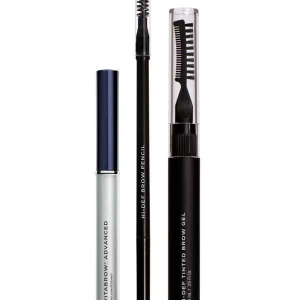 Image of Killer Brow Collection which includes RevitaBrow Advanced 3.0 mL, Hi-Def Brow Pencil, and Hi-Def Brow Gel